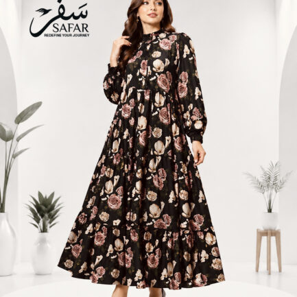 Midnight Bloom Maxi Dress