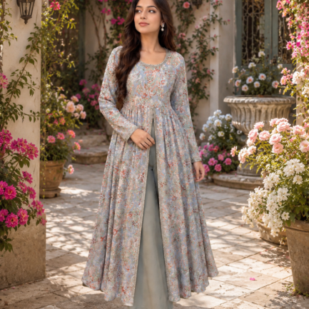 Azure Blossom - Maxi Set