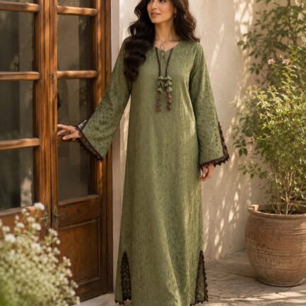 Olive Green Kaaftan